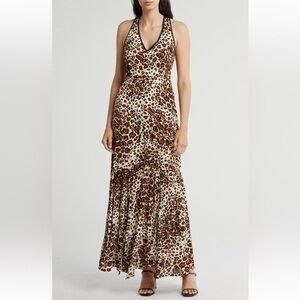 Leopard Print Maxi Dress
